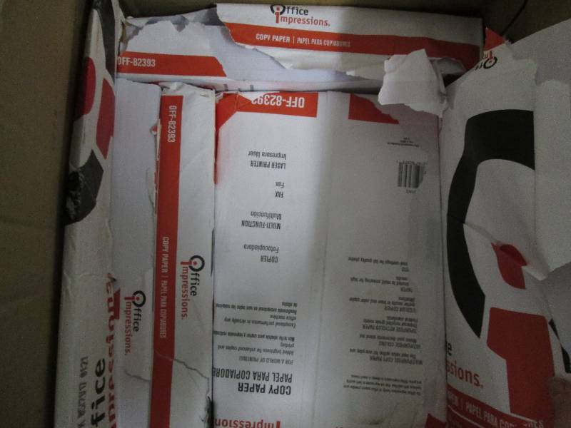 Box of Open Ream 8.5x14 inch Copy p...