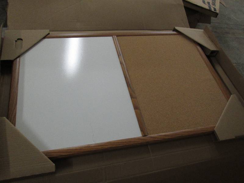 White Board Cork Board Combo- sligh...