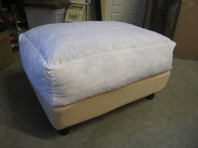 Down Topped Ottoman Approx. 32 x 2...