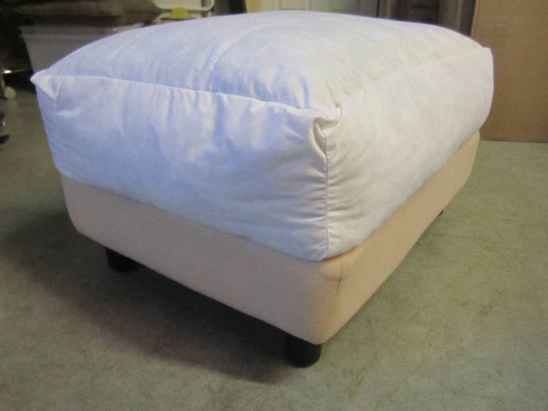 Down Topped Ottoman Approx. 32 x 2...