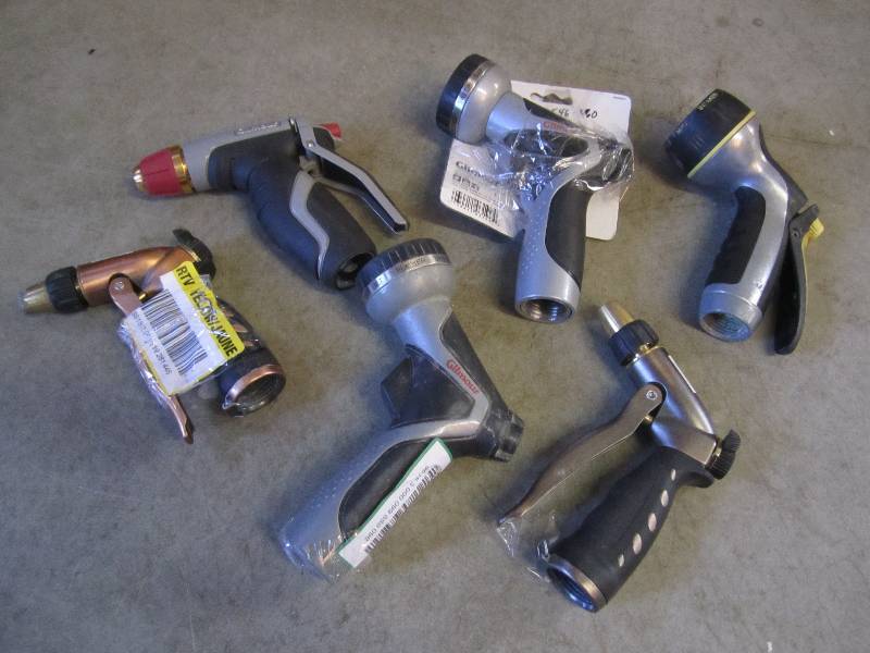 Lot of 6 Garden Hose Sprayers...