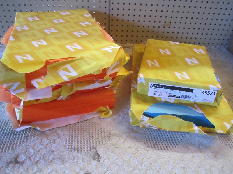5 Reams Colored Printer Paper 1 - 8...