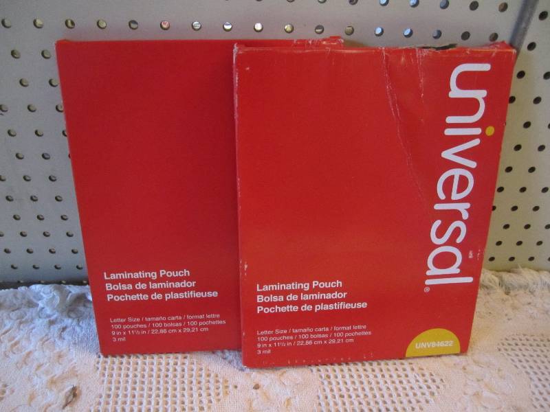 200 Clear Laminating Pouches 9 x 1...