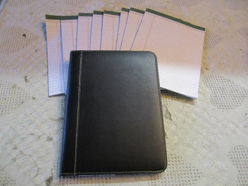 Leather Padfolio with 8 Refill Note...
