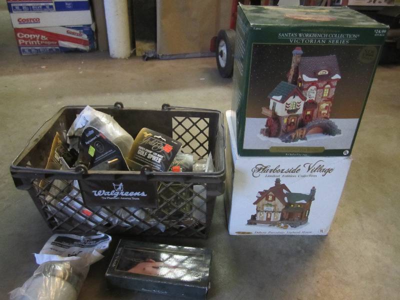 Basket Full of Golfing Related Item...