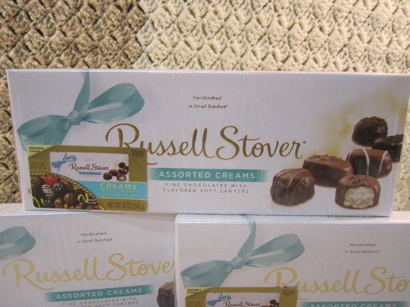 Lot of 3 Boxes Russell Stover Choco...