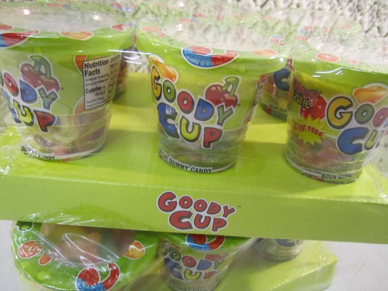 Lot of 12 Cups Goody Cups Sour Gumm...