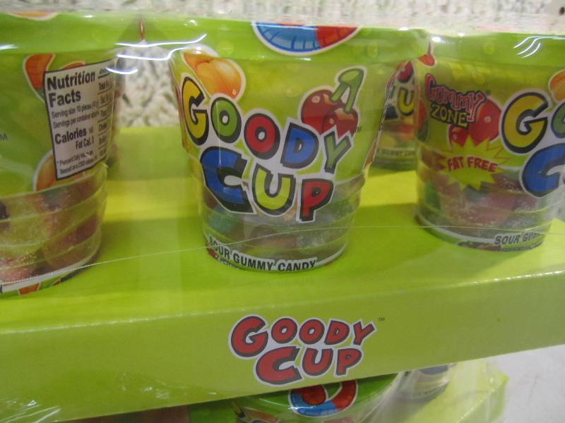 Lot of 12 Cups Goody Cups Sour Gumm...