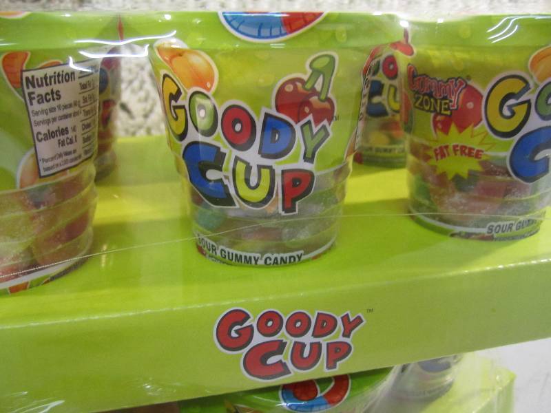 Lot of 12 Cups Goody Cups Sour Gumm...