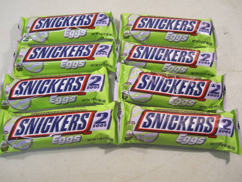 Lot of 8 Snickers Eggs Bars 2 eggs ...