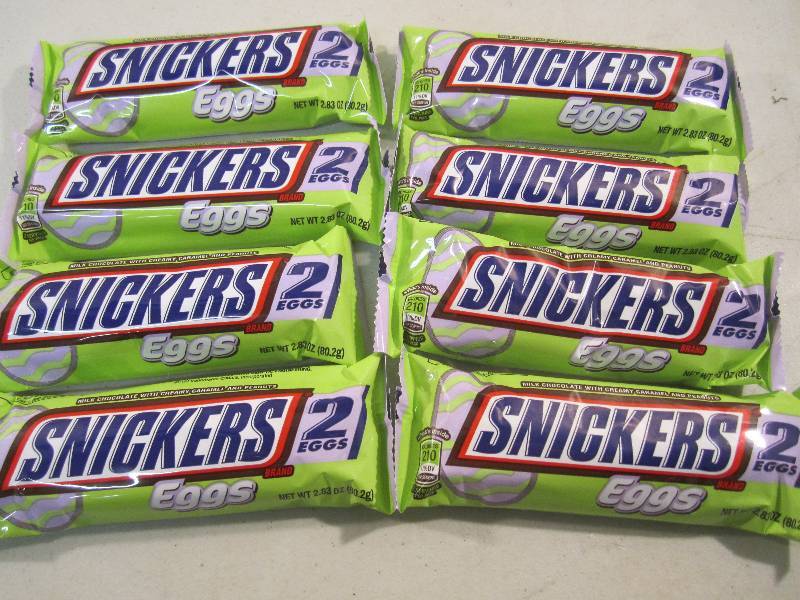 Lot of 8 Snickers Eggs Bars 2 eggs ...