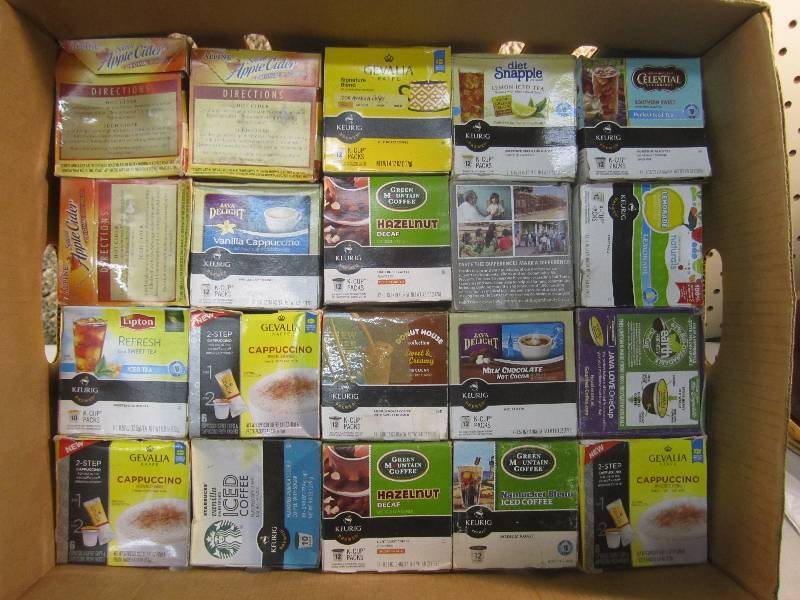 Mixed Lot of 20 Boxes Keurig K-Cup ...