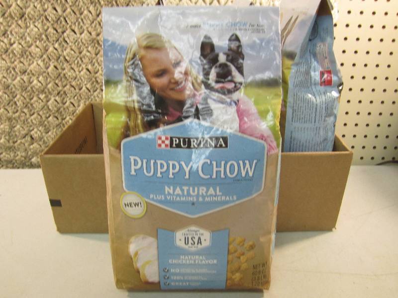 Lot of 4 Bags Purina Puppy Chow 3.8...