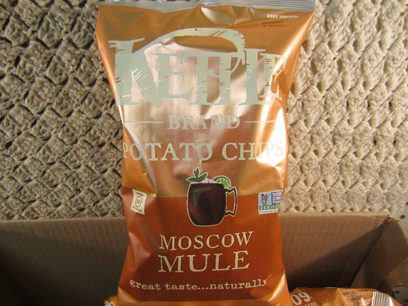 Case with 10 Bags Kettle Brand Pota...
