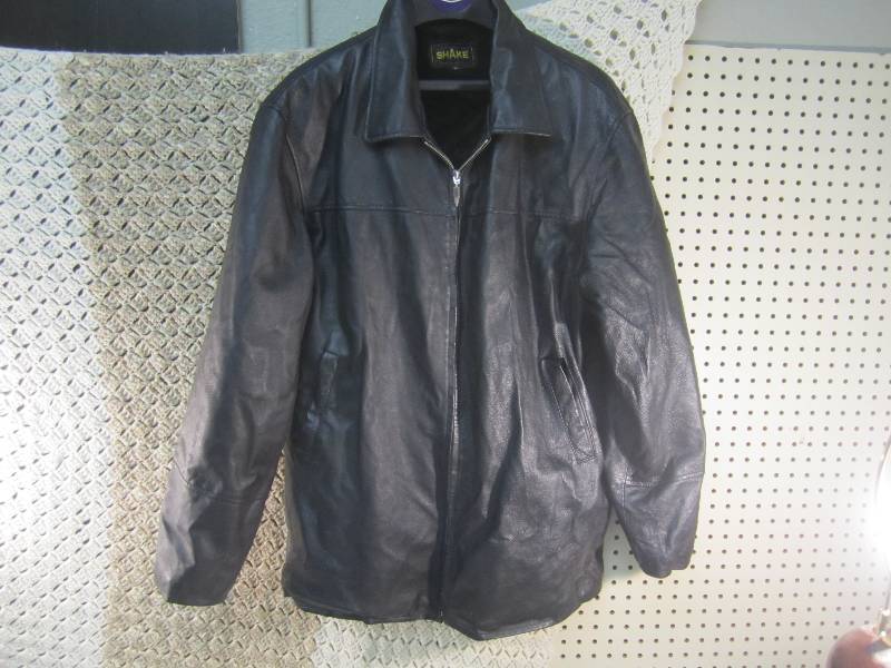 Shake Leather Coat Size XL Inside P...