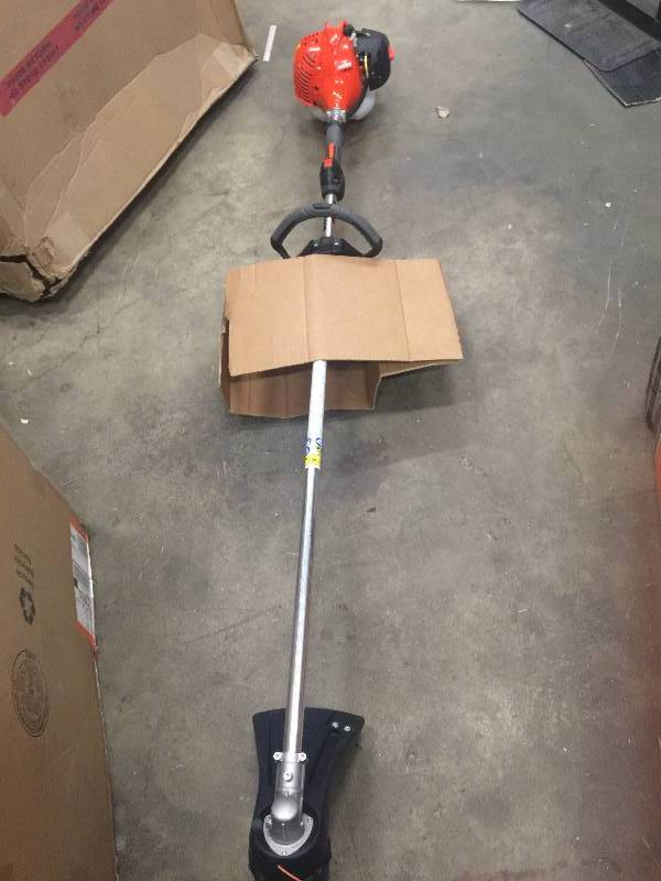 lot 15 image: ECHO 2 Cycle 21.2cc Straight Shaft Gas Trimmer OPEN BOX NEVER USED