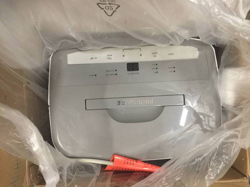 lot 19 image: Frigidaire White FFAD3033R1 30 pt. Dehumidifier with Effortless Humidity Control OPEN BOX NEVER USED