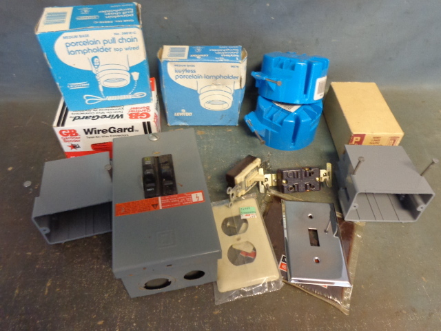 lot 36 image: Light Fixtures, Circuit Breakers and More