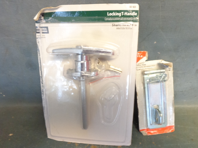 lot 60 image: Locking T-Handle and Safety Hasp