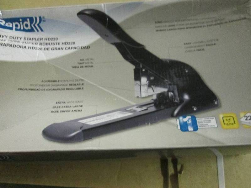 lot 3 image: rapid Heavy duty stapler HD220 ...
