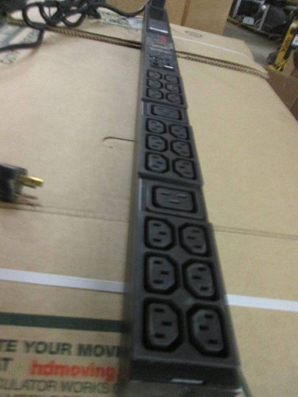 lot 403 image: APC rack pdu model # AP8858NA3 mete...