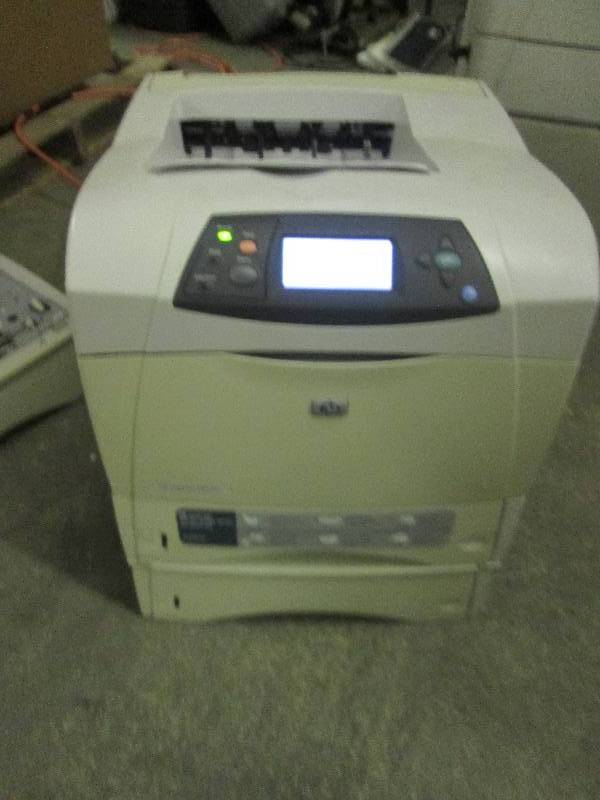 lot 407 image: HP laserjet 4250 tested and works w...