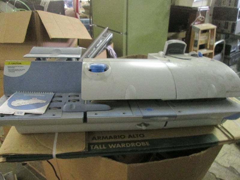 lot 421 image: Pitney bowes mail postage machine p...