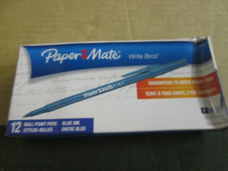 lot 23 image: 1 case of papermate ball point pens...