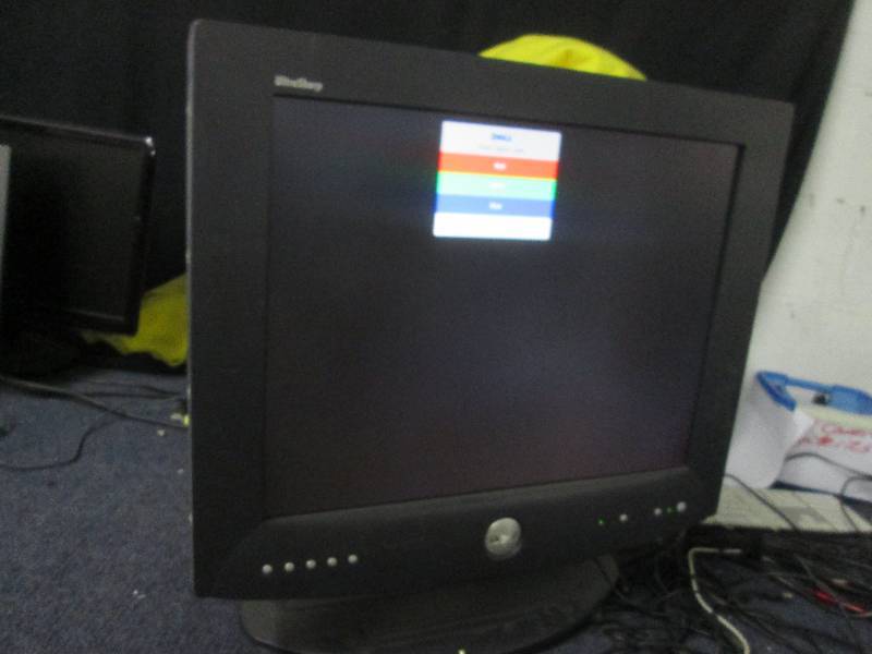 lot 436 image: Dell 20 ultrasharp monitior tested...