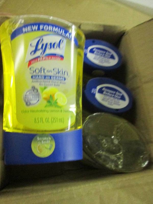 lot 63 image: 6 pack of 8.5floz lysol antibacteri...