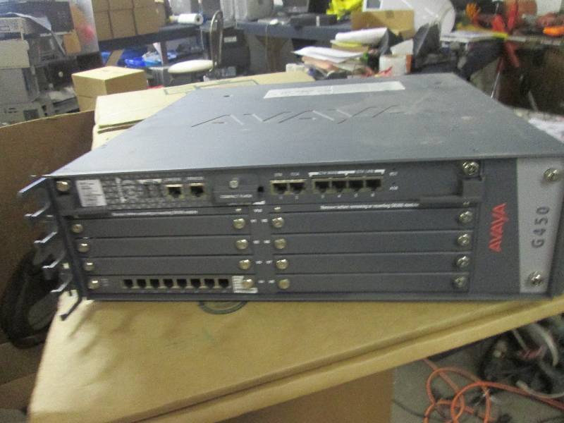 lot 469 image: Avaya G450 media gateway came out o...