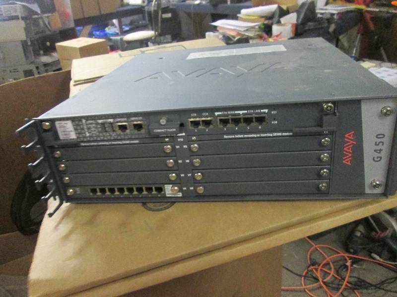 lot 470 image: Avaya G450 media gateway came out o...