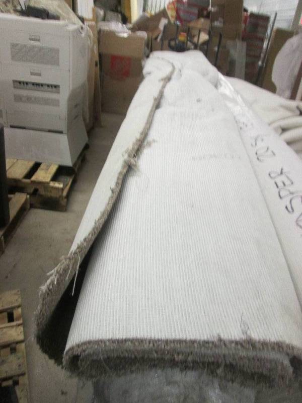 lot 482 image: new roll of carpet 12 foot long ...