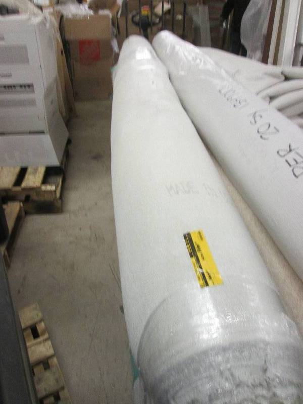 lot 483 image: new roll of carpet 12 foot long big...