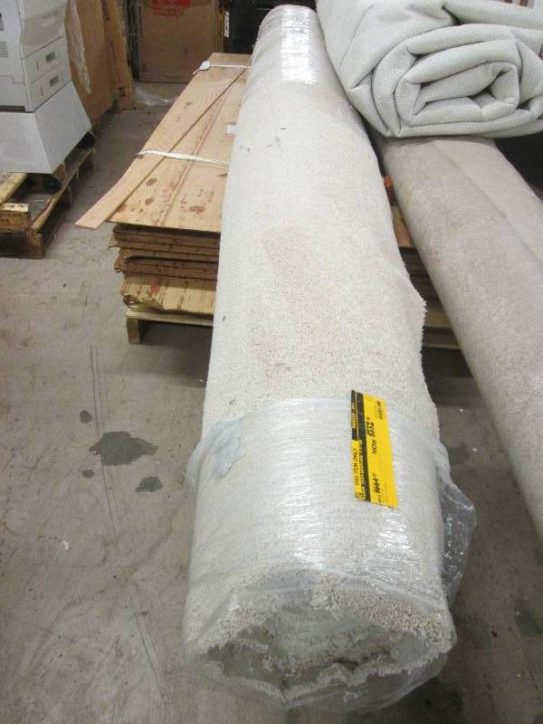 lot 486 image: new roll of carpet 12 foot x 13 foo...