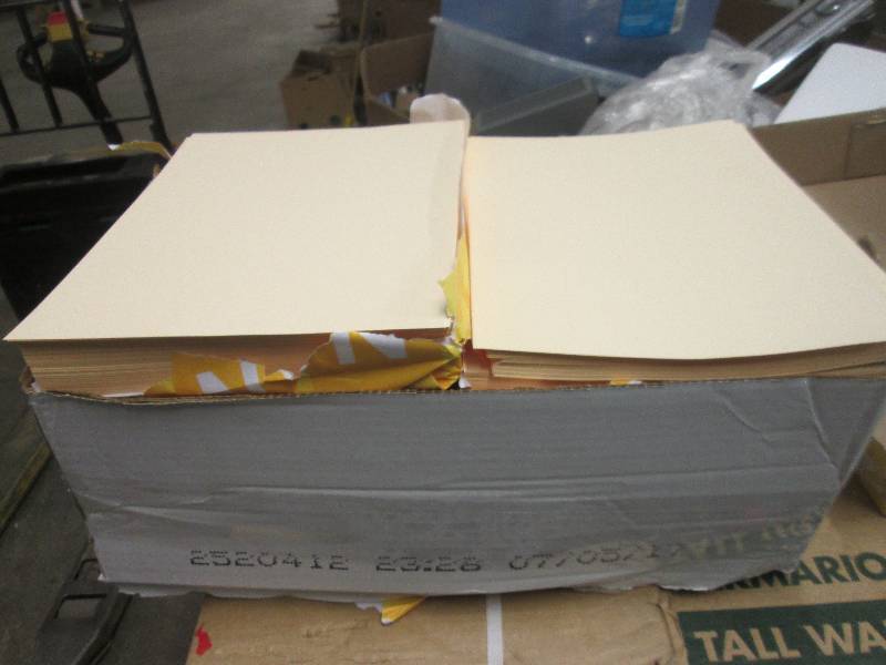 lot 86 image: case of exact vellum bristol ivory ...