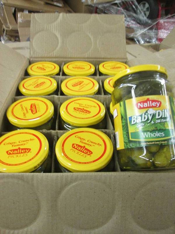 lot 501 image: 1 case of Nalley Baby dill whole pi...