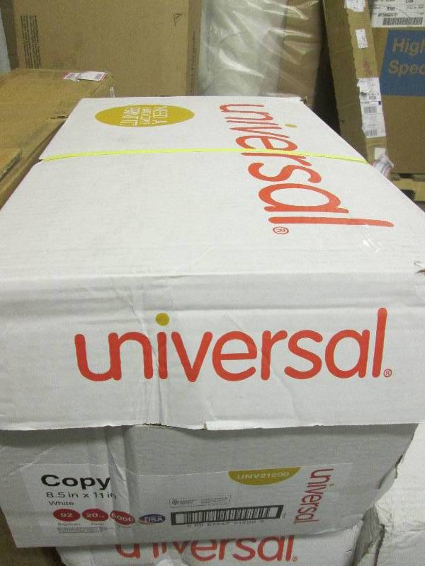 lot 120 image: 1 case of universal white copy pape...