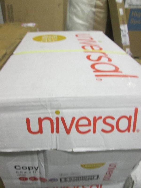 lot 121 image: 1 case of universal white copy pape...