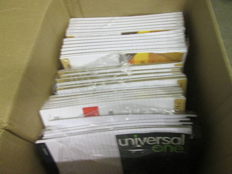 lot 124 image: 49 legal pads of paper...