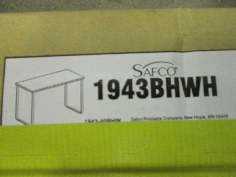 lot 136 image: safco steel work station open box w...