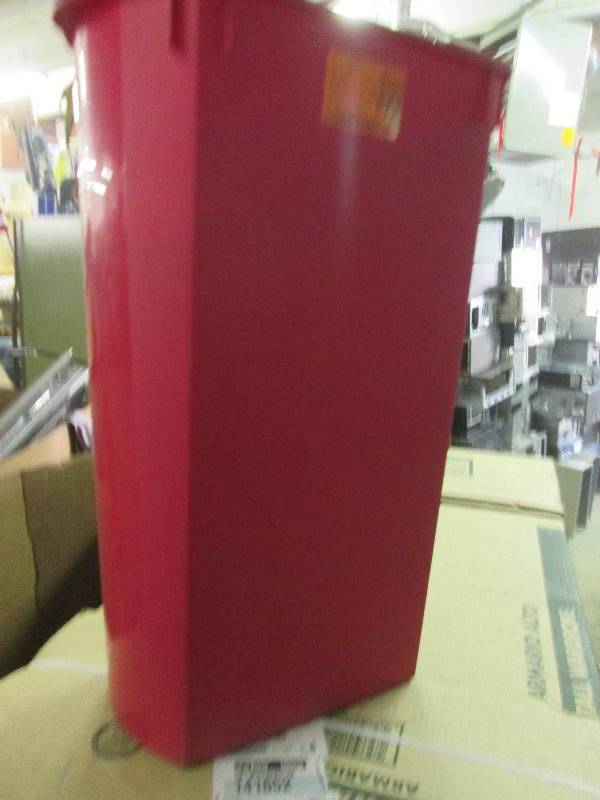 lot 542 image: wrap boxgarbage can 30 ...
