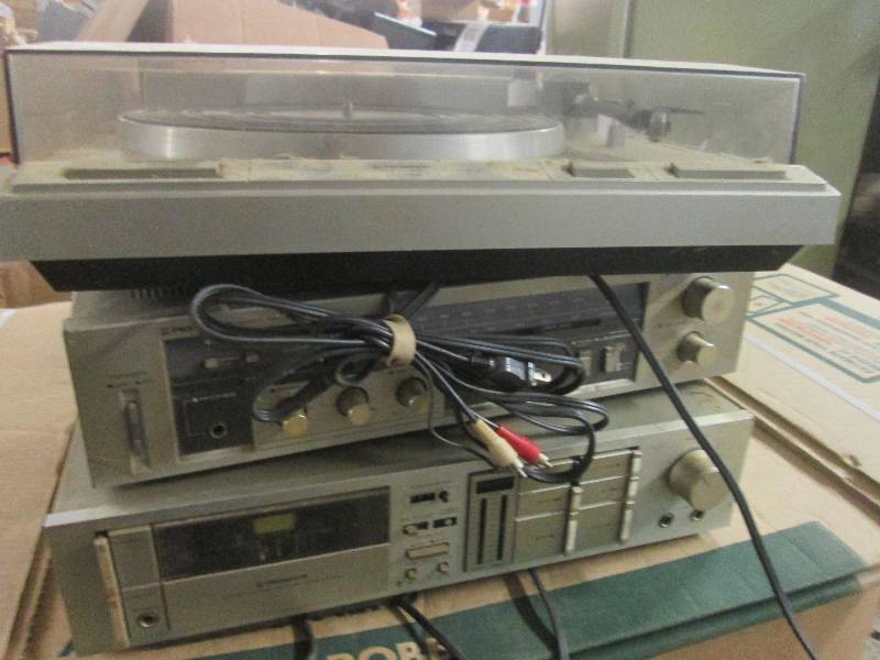 lot 546 image: vintage pioneer reciever,tape deck ...