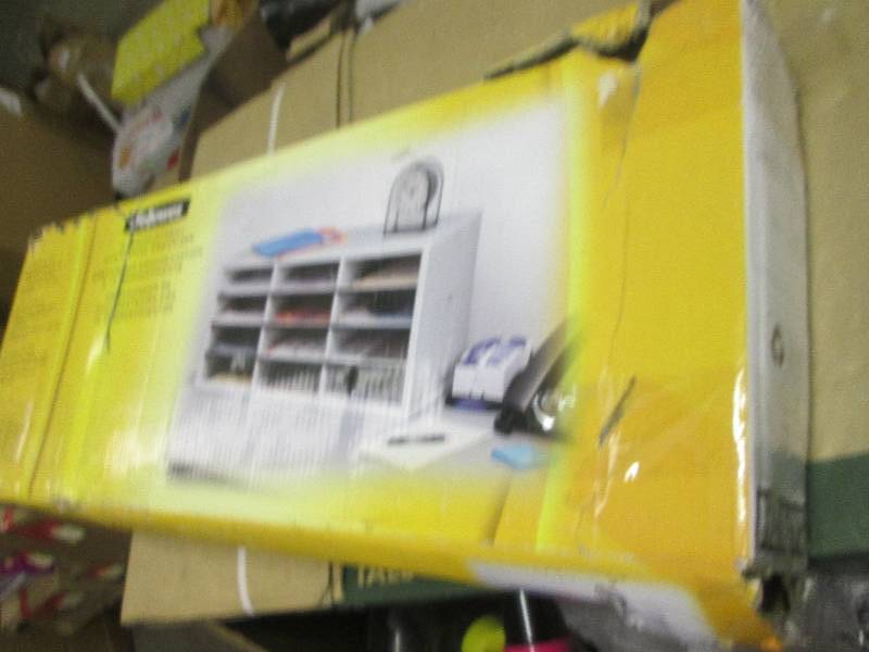 lot 74 image: Fellowes 12-carpartment organizer o...