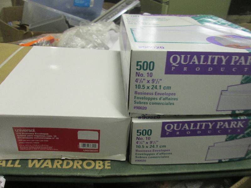 lot 103 image: 3 packages of #10 business envelope...