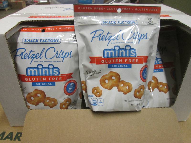 lot 198 image: 1 case of 12-5oz snack factory pret...