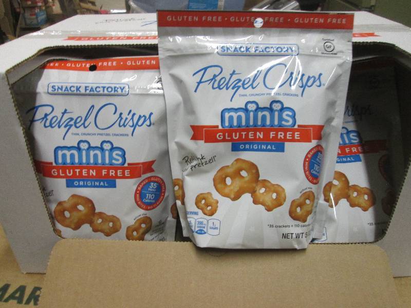 lot 199 image: 1 case of 12-5oz snack factory pret...