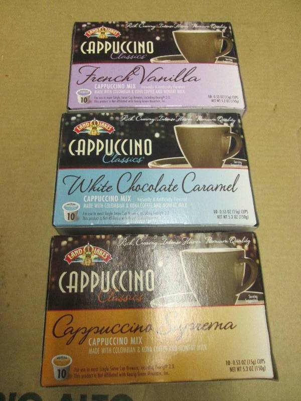 lot 203 image: 3 land o lakes cappuccions , french...