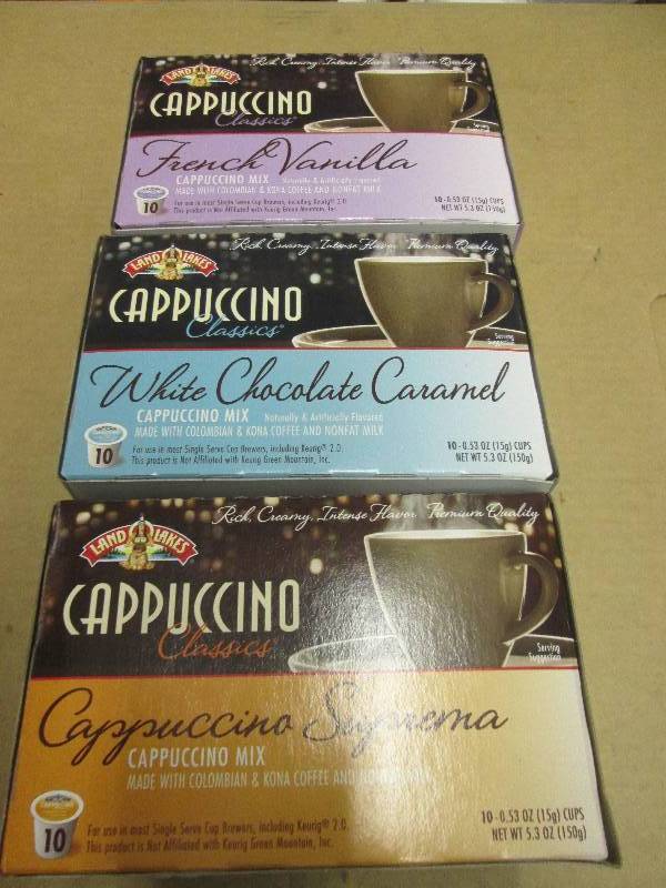 lot 211 image: 3 land o lakes cappuccions , french...