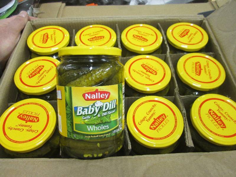 lot 219 image: 1 case of 12-24floz of nalley baby ...